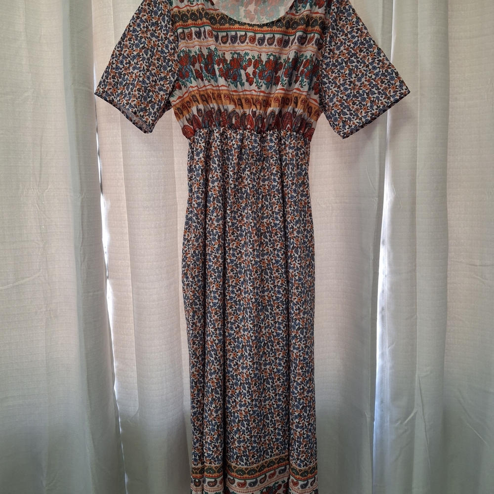 Floral Print Maxi Dress